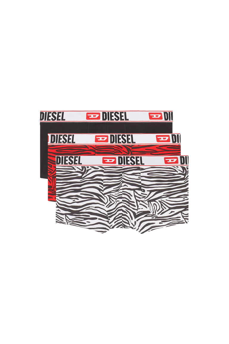 Men's Three-pack boxer briefs plain and zebra | UMBX-DAMIENTHREEPACK Diesel 00ST3V0HJAS