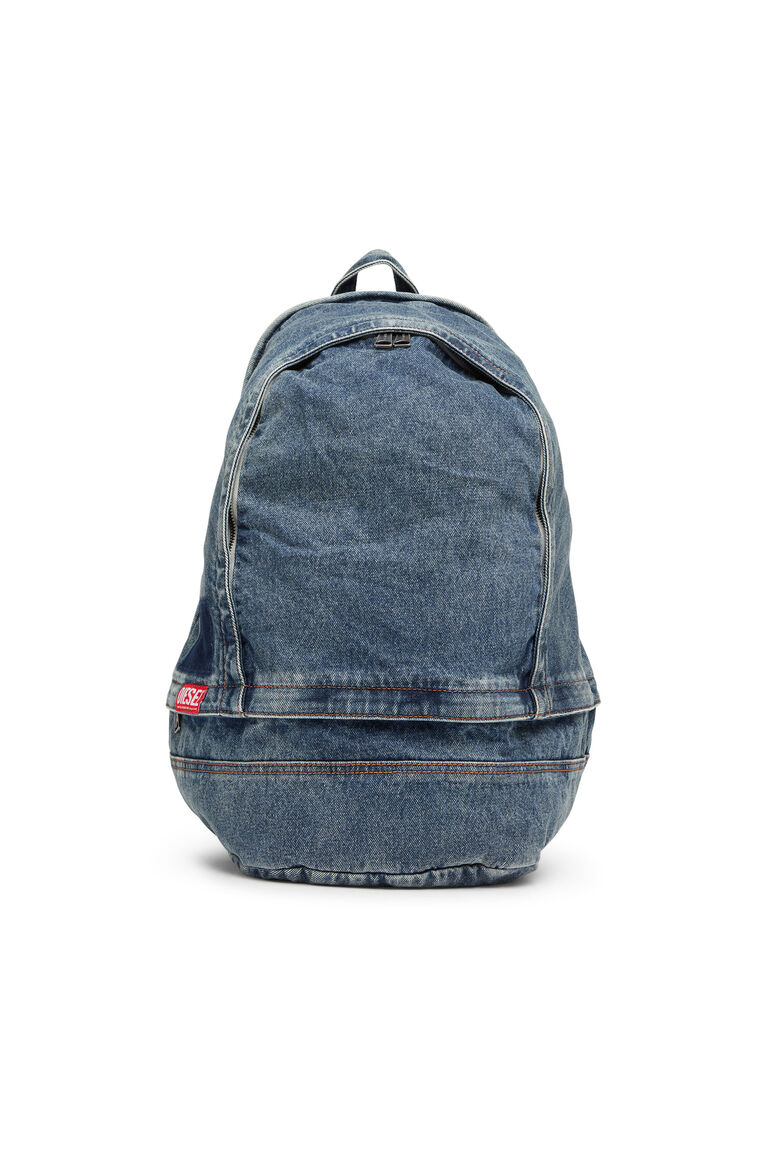 RAVE BACKPACK X: Backpack in organic cotton denim | Diesel 8052105656028