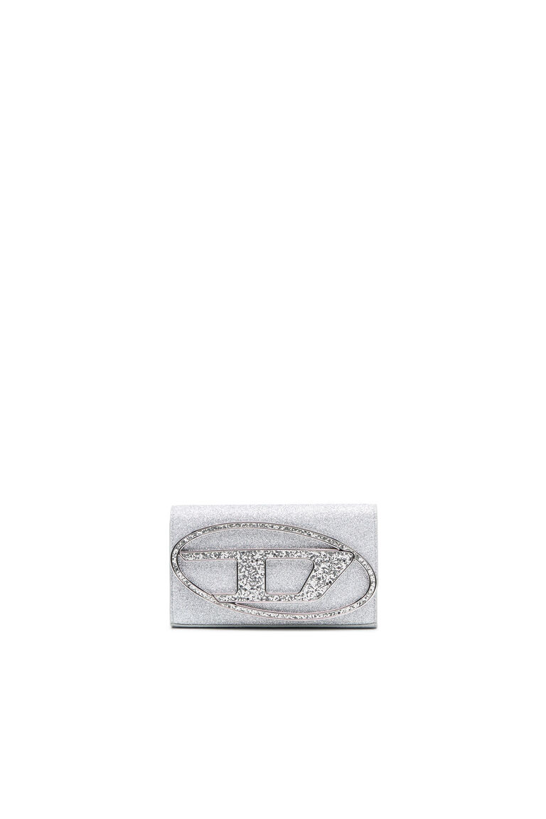 Women's Wallet bag in glitter fabric | 1DR WALLET STRAP Diesel 8058992255511