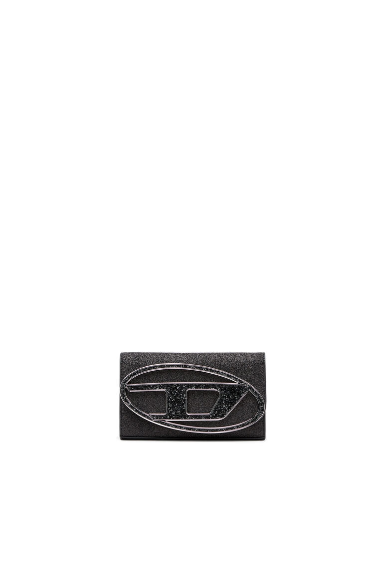 Women's Wallet bag in glitter fabric | 1DR WALLET STRAP Diesel 8058992255528
