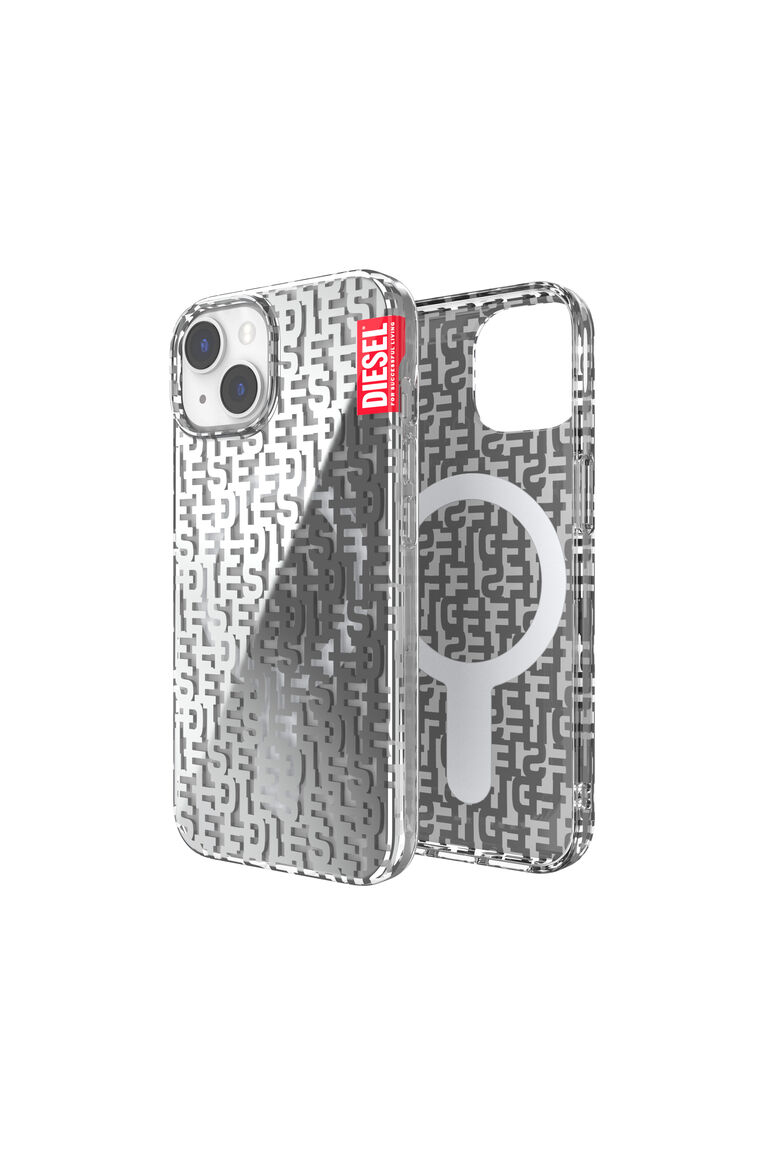 Women's Clear case monogram Magsafe for iPhone 14 | 50297 MOULDED CASE Diesel 8059038600142