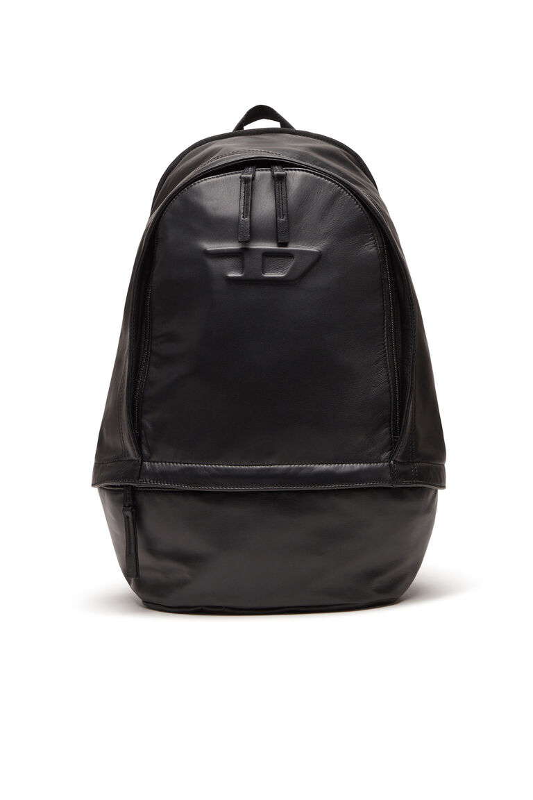 Men's Rave Backpack - Leather backpack with embossed D logo | RAVE BACKPACK Diesel 8059038688249