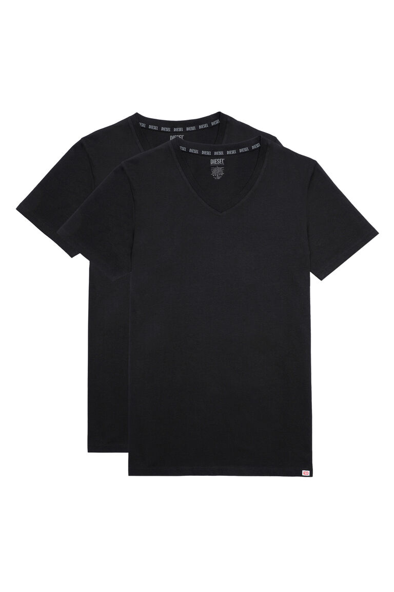 UMTEE-MICHAEL-TUBE-T Man: V-neck T-shirts with D patch | Diesel A054280BVFB