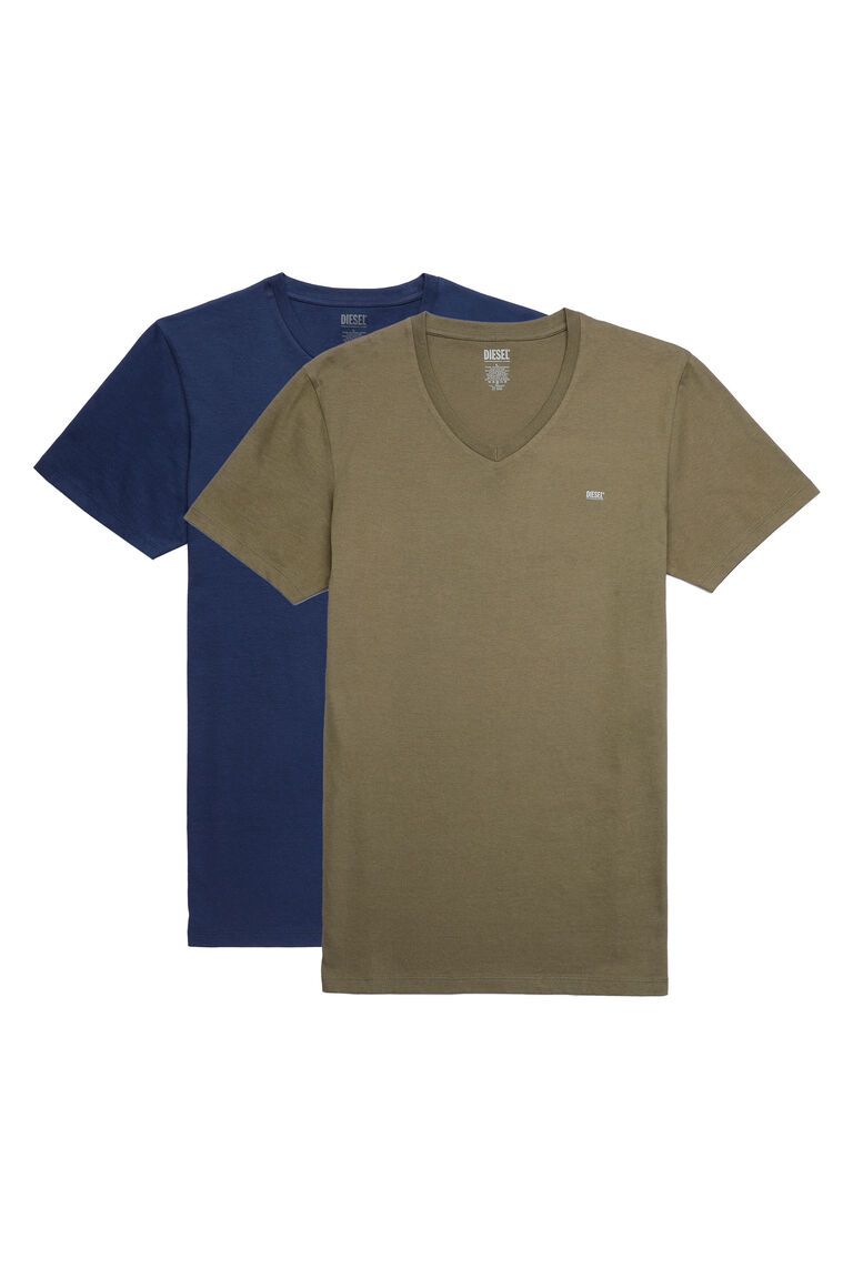 UMTEE-MICHAEL-TUBE-T Man: V-neck T-shirts with logo print | Diesel A054280LDAS