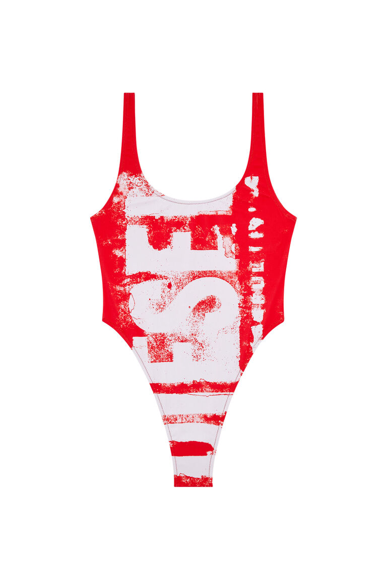 Women's Bleeding logo swimsuit in recycled fabric | BFSW-PAMELA Diesel A071220HMAC