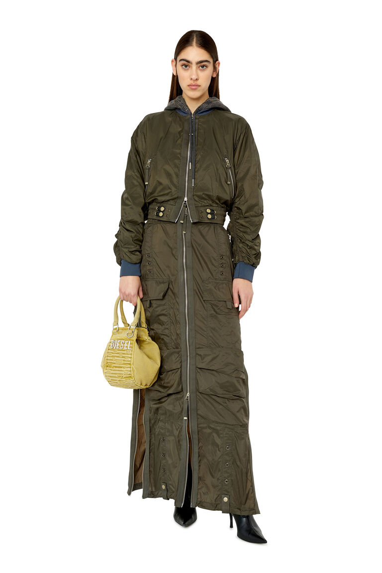 G-NOAK Woman: Bomber jacket in light nylon | Diesel A084500BIAM