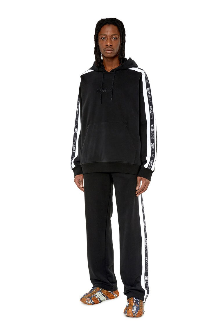 AMSB-JAGER-HT33 Man: Track pants with logo bands | Diesel A094750NEAH