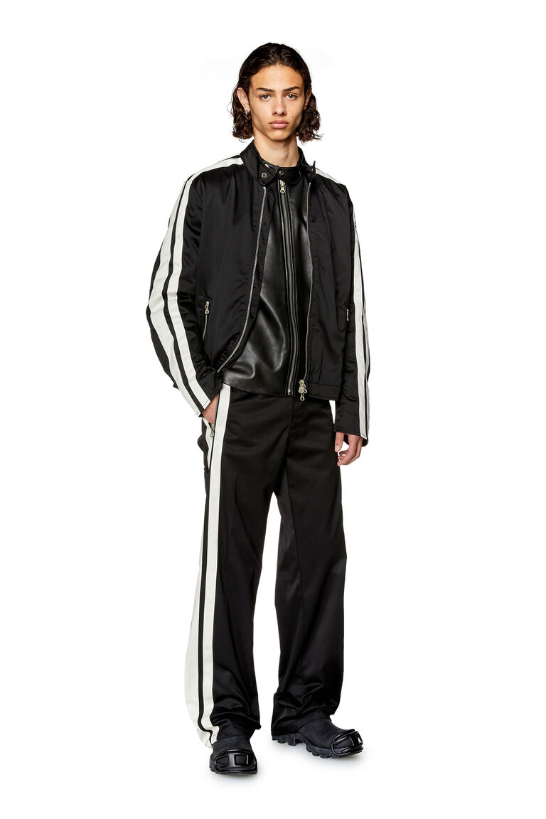 Men's Biker pants with contrast side bands | P-BECK Diesel A104870HYZI