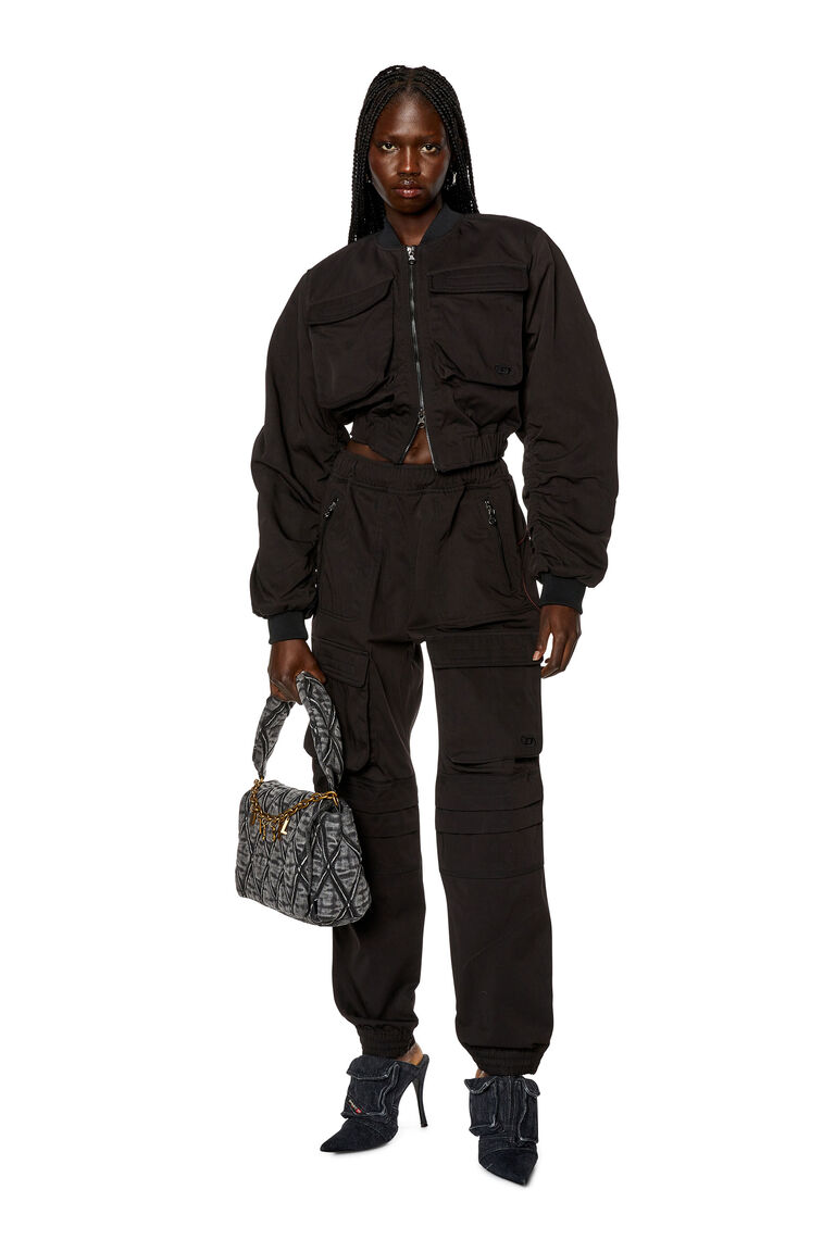Women's Utility jacket in nylon twill | G-KHLO Diesel A105740PCAK