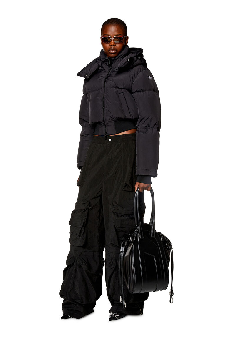 Women's Down jacket in recycled nylon taslan | W-PEYT-SHORT Diesel A105780AEAI