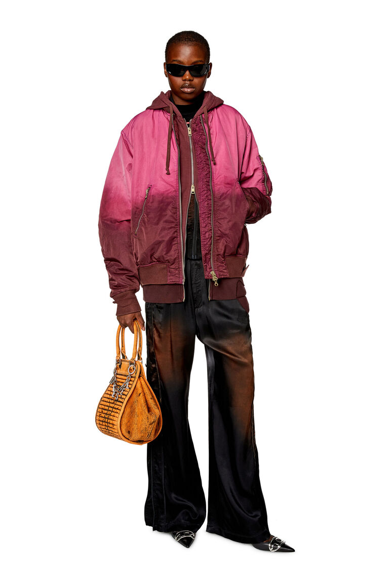 Women's Jacket in d谷grad谷 nylon satin | G-KAMILA Diesel A106620DNAR