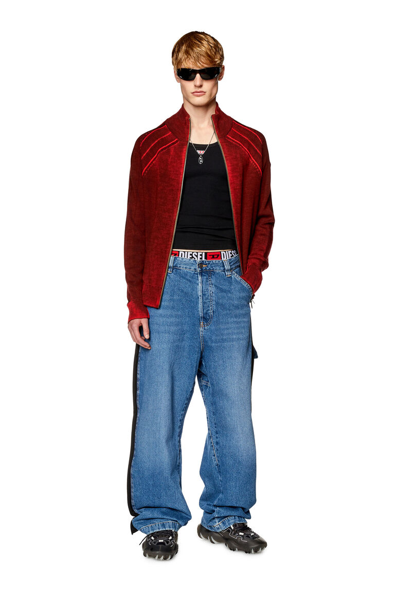 Men's Wool cardigan with nuanced print | K-IRINI Diesel A112090NHAH