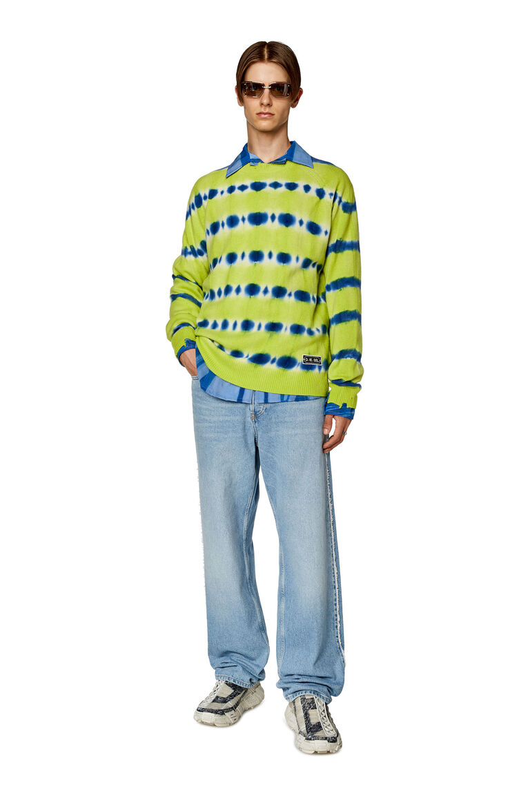 Men's Sweater in tie-dye wool jersey | K-RO Diesel A112170CMAX