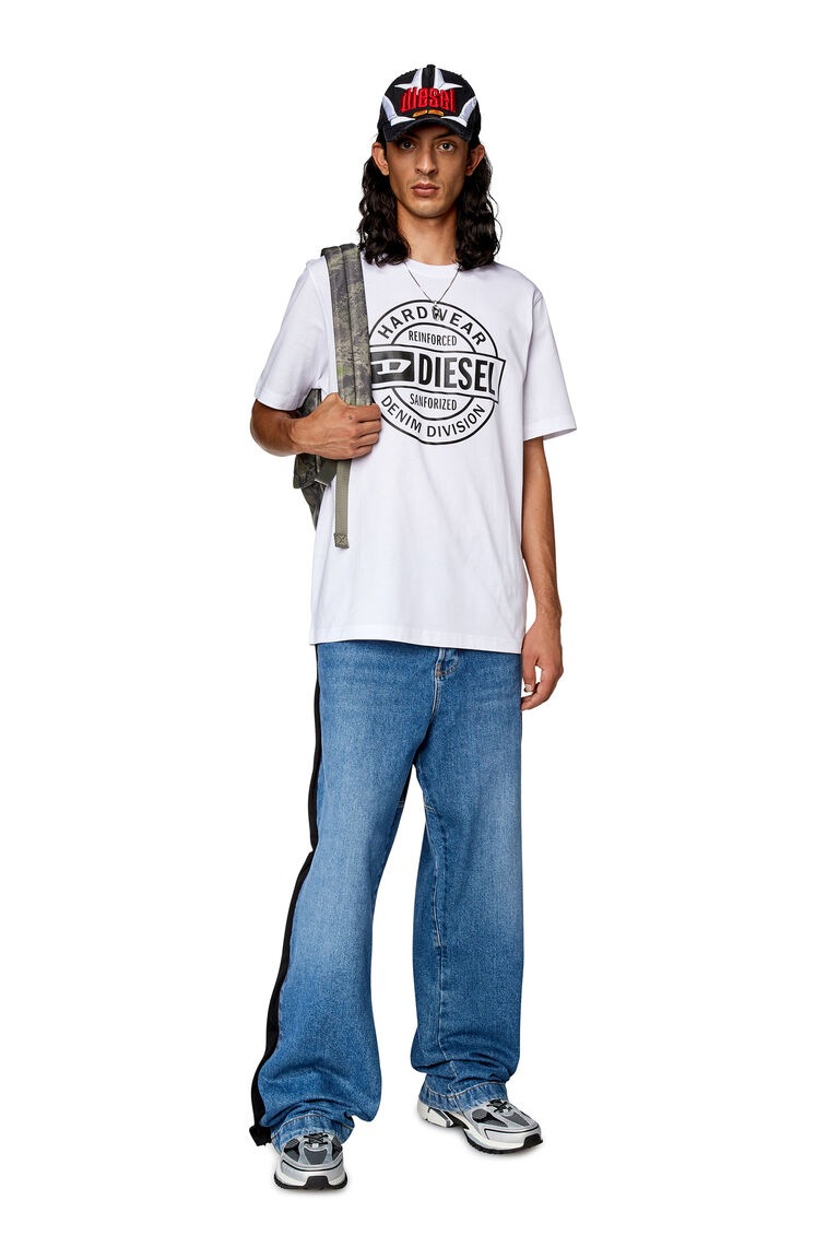 Men's T-shirt with Diesel Hardwear print | T-JUST-L21 Diesel A115190CATM