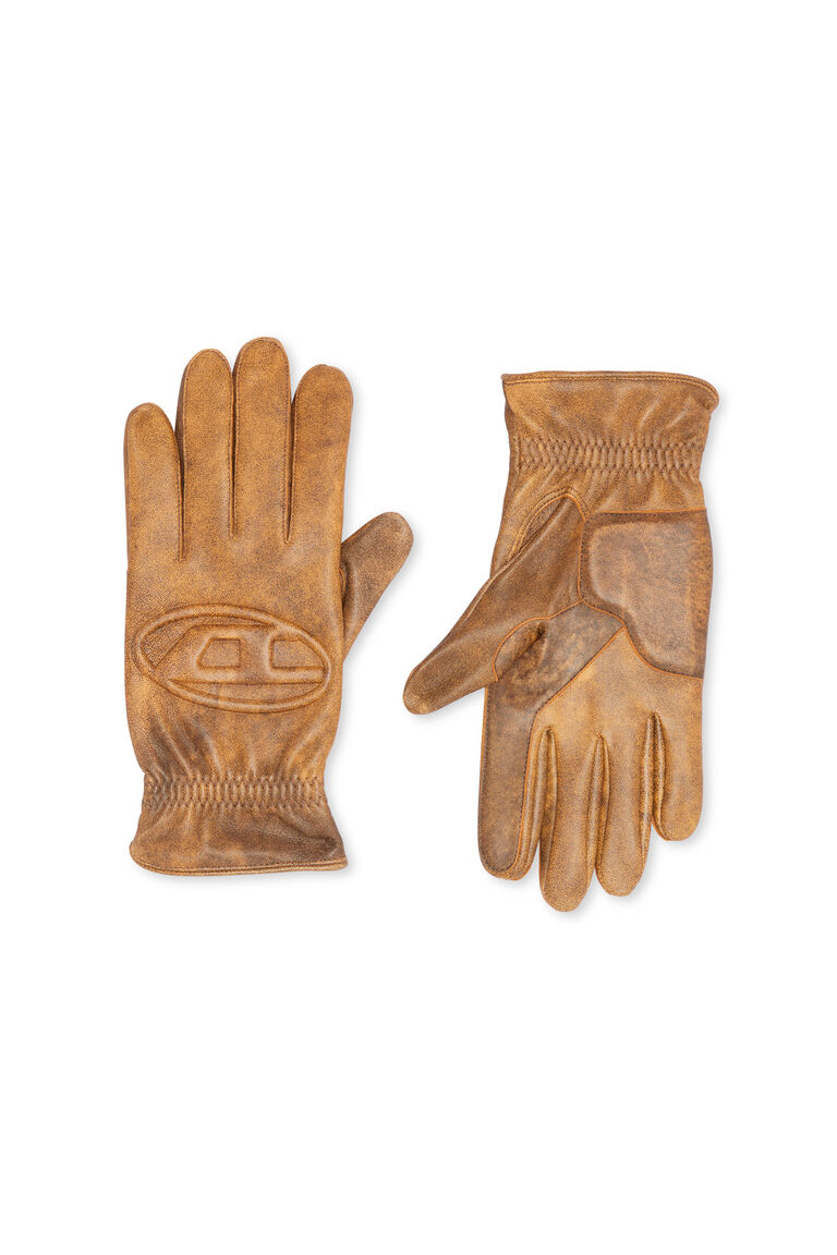 Men's Gloves in treated leather | G-ALB Diesel A115450PFAN