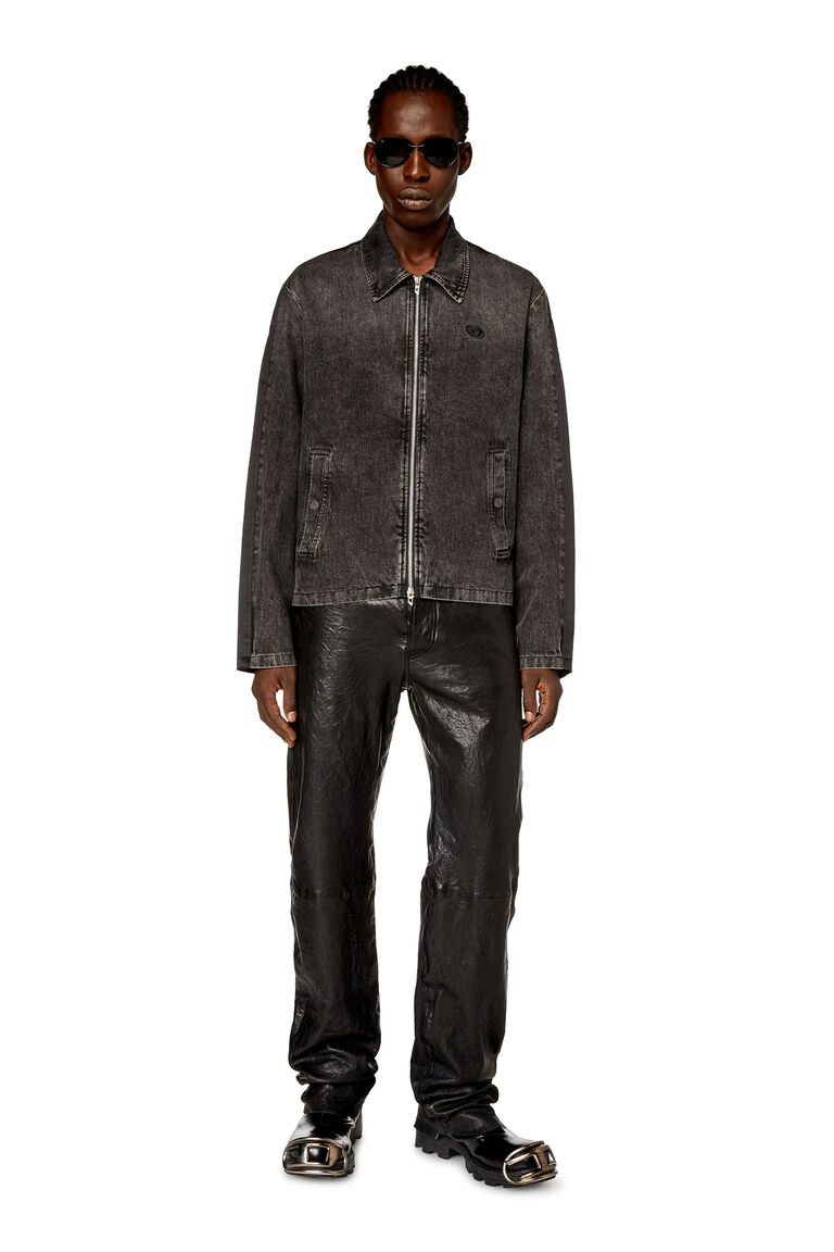 Men's Hybrid jacket in denim and twill | J-HARRIS Diesel A120910QHAS