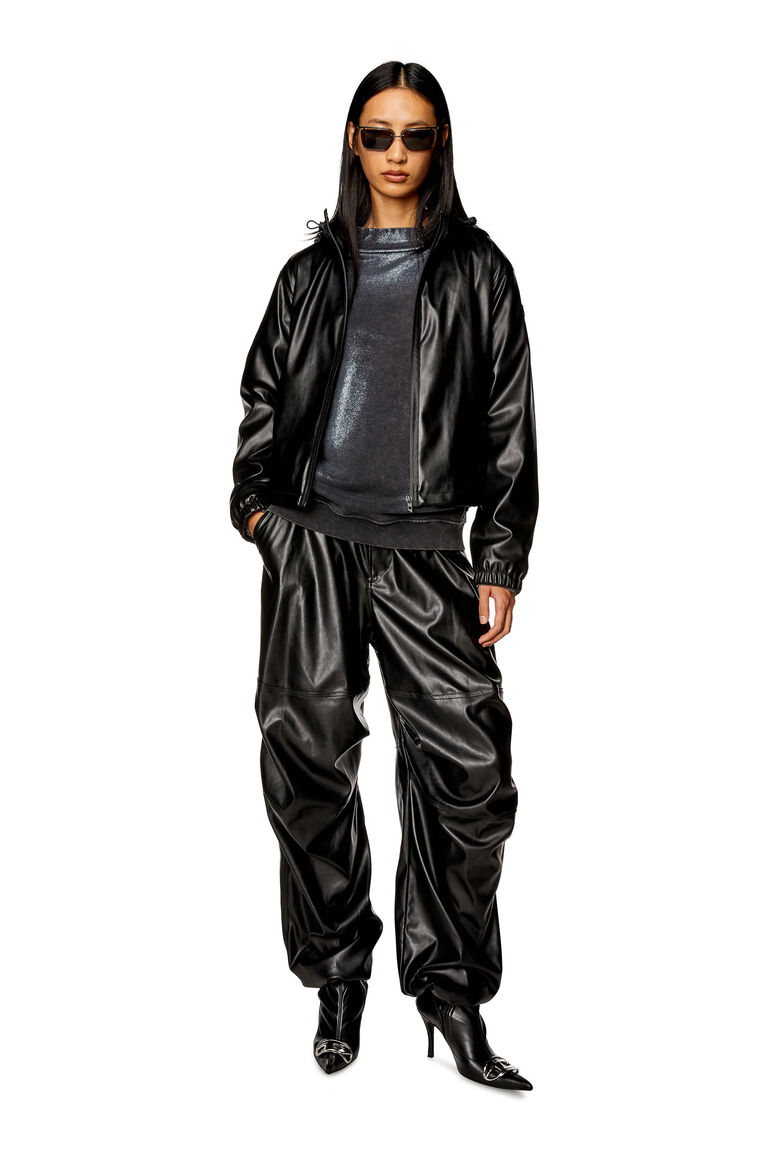 Women's Hooded jacket in coated fabric | G-BONNY-N1 Diesel A134070CHAJ
