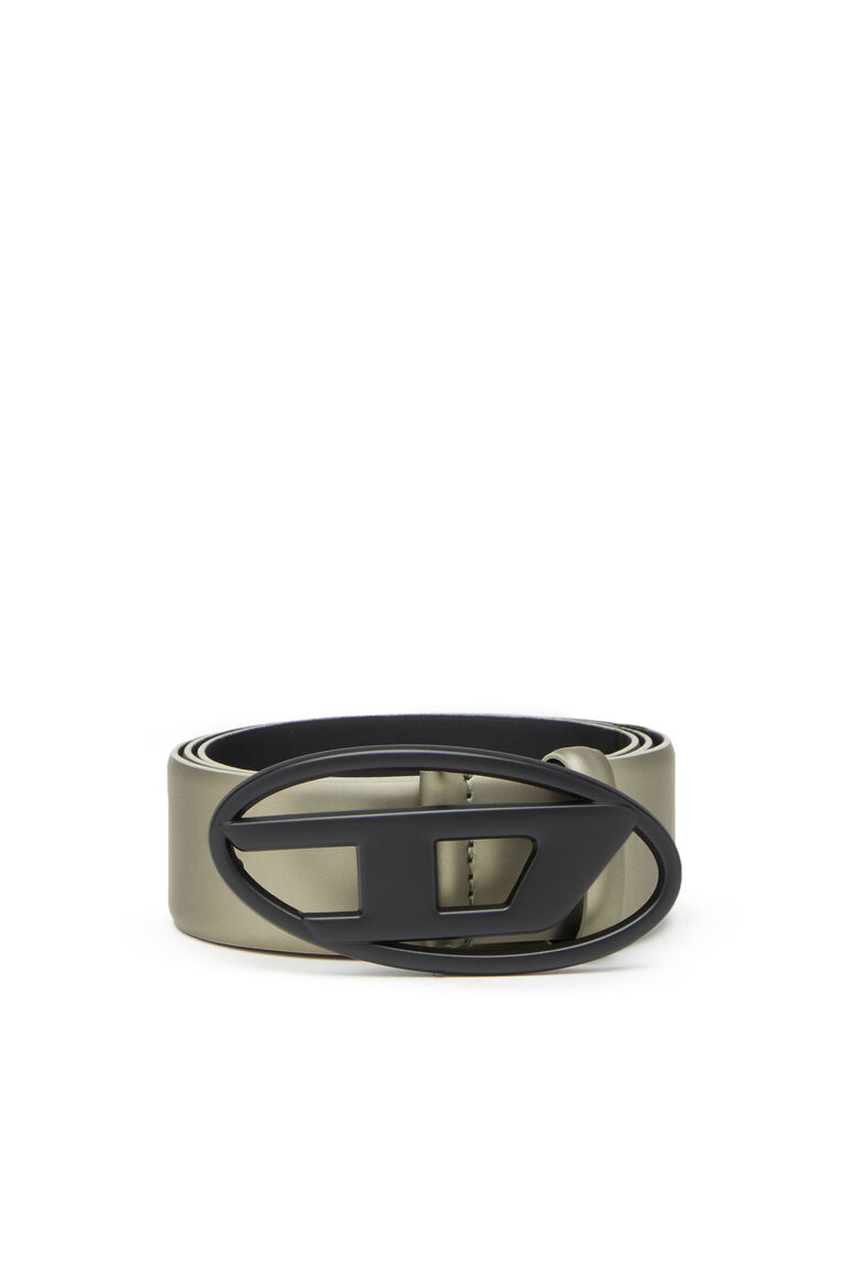 B-1DR W: Padded leather belt with oval D buckle | Diesel X08727P5468