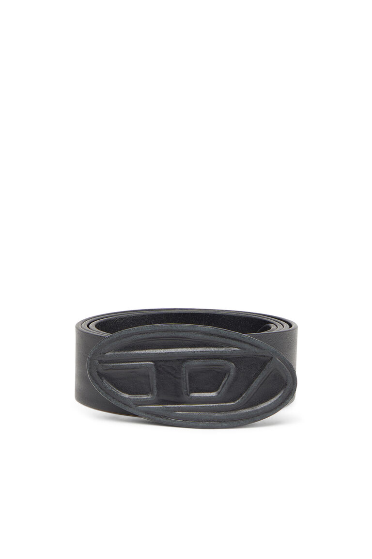 B-1DR SCRATCH Man: Leather belt with leather 'D' buckle | Diesel X09257P0503