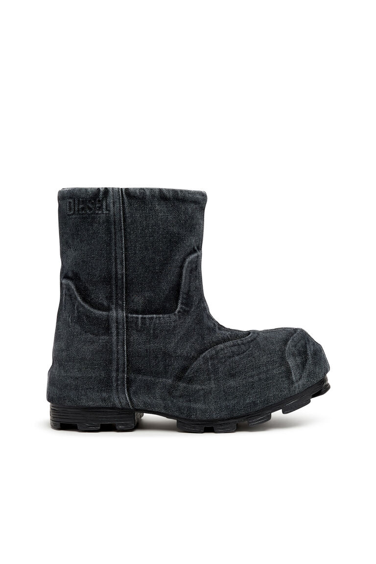 Women's D-Hammer Ch Md Boots - Chelsea boots in washed denim | D-HAMMER CH MD Diesel Y03325P6078
